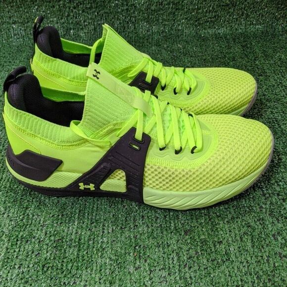 Under Armour Project Rock 4 Training Shoes Green 3023695-303 Men’s Size 11 - Picture 3 of 8
